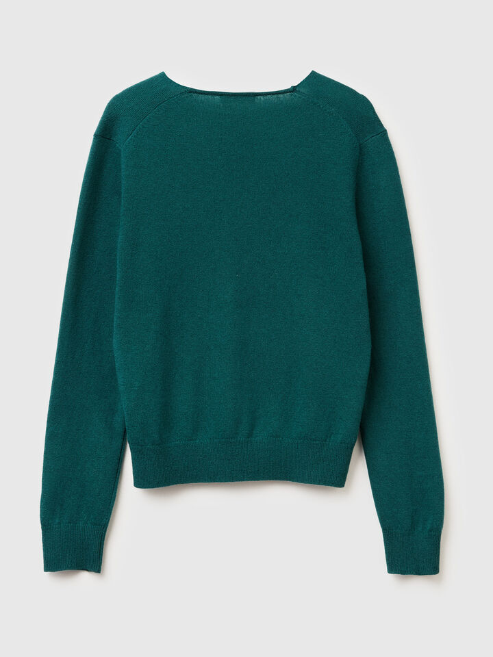 V NECK SWEATER L/S Women image number 6